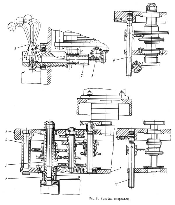 Коробка швидкостей вертикального свердлувального верстата 2Н125Л
